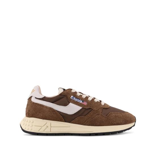 26FW 오트리 릴윈드 로우 나일론 스웨이드 스니커즈 WWLM NC39 BROWN