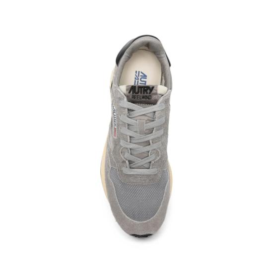 26FW 오트리 릴윈드 로우 나일론 스웨이드 스니커즈 WWLM UT53 GREY BLACK - AUTRY