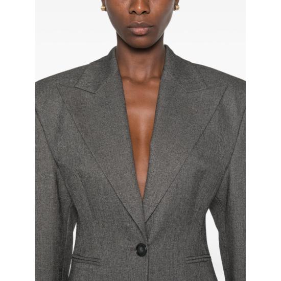 26FW 안다마네 수트 자켓 T203017B TNP269 GRBLK GREY - ANDAMANE
