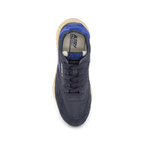26FW 오트리 릴윈드 로우 나일론 스웨이드 스니커즈 WWLM UT59 BLUE - AUTRY