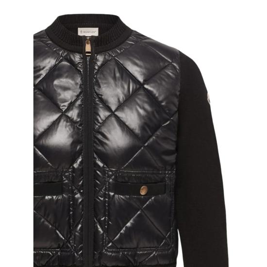 26FW 몽클레어 가죽 자켓 M1113 9B000 04 999 BLACK - MONCLER