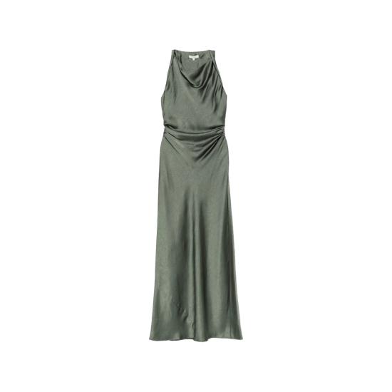 26FW 빈스 롱 원피스 V207452061 343 GREEN