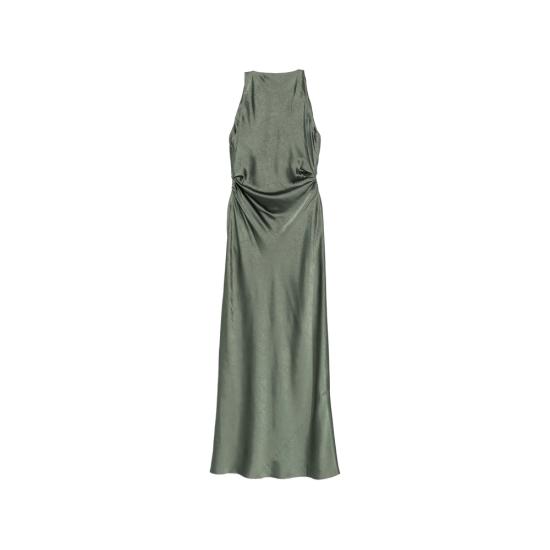 26FW 빈스 롱 원피스 V207452061 343 GREEN - VINCE