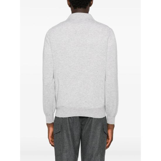 26FW 브루넬로 쿠치넬리 캐시미어 스웨터 M22203805 CK773 GREY - BRUNELLO CUCINELLI