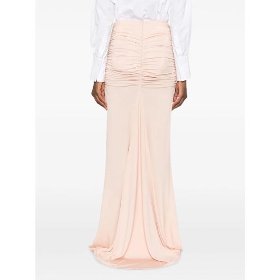 26FW 엘리자베타프랜치 롱 스커트 GO24867E2 EA1 NEUTRALS PINK - ELISABETTA FRANCHI