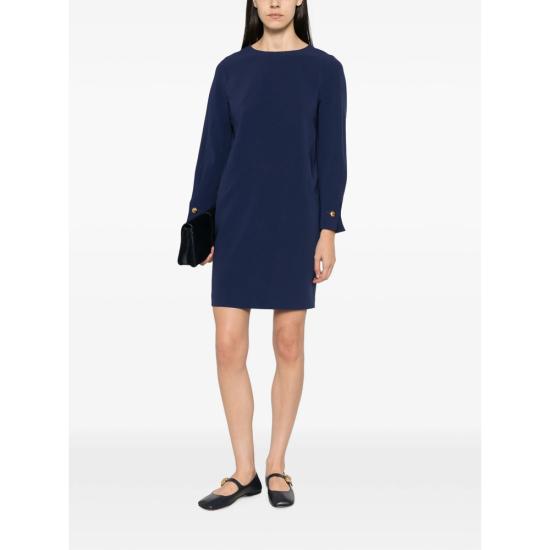 26FW 막스마라 스튜디오 미디 원피스 MSTFRONDA 327 046 BLUE - MAX MARA STUDIO