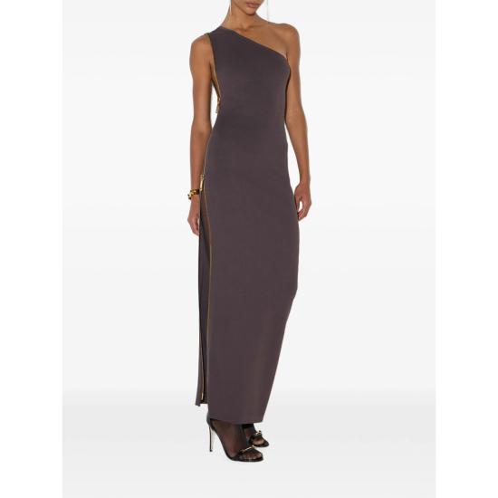 26FW 엘리자베타프랜치 롱 원피스 AM07B66E2 EV9 BROWN - ELISABETTA FRANCHI
