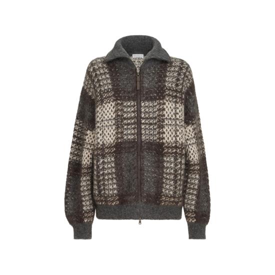 26FW 브루넬로 쿠치넬리 자켓 MMT571726 CYL69 GREY BROWN