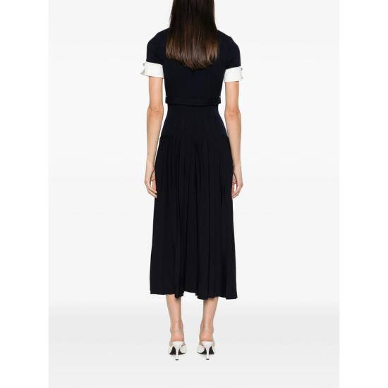 26FW 셀프 포트레이트 롱 원피스 AW26 101MC N NAVY BLUE - SELF PORTRAIT