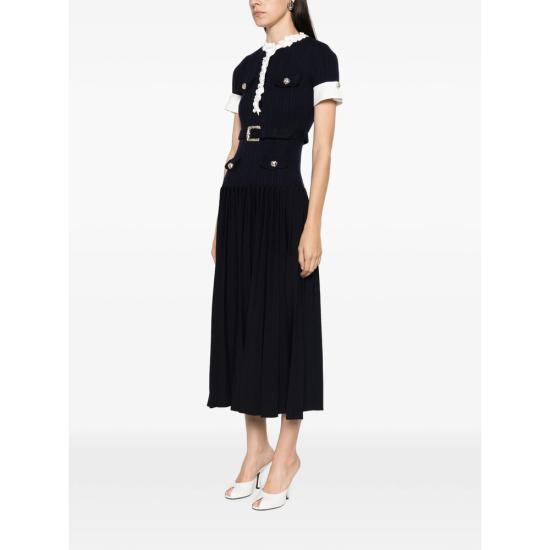 26FW 셀프 포트레이트 롱 원피스 AW26 101MC N NAVY BLUE - SELF PORTRAIT