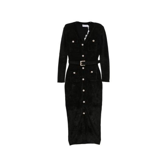 26FW 셀프 포트레이트 원피스 AW26 099M B BLACK