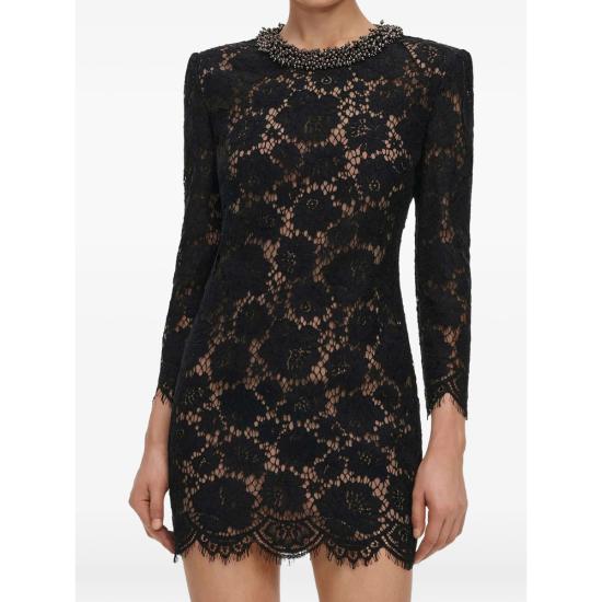 26FW 셀프 포트레이트 숏 원피스 AW26 045S B BLACK - SELF PORTRAIT