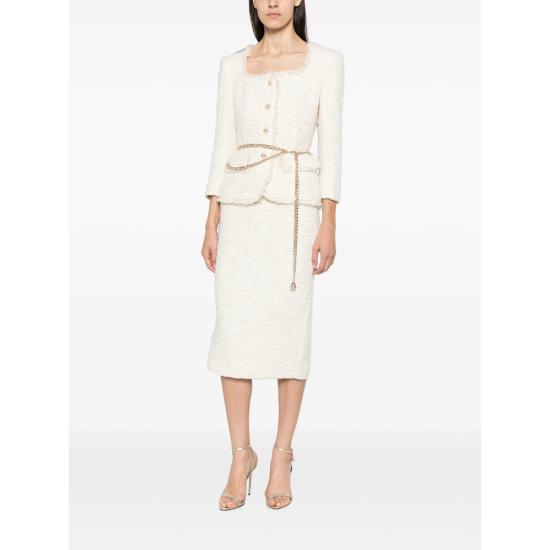 26FW 셀프 포트레이트 미디 원피스 AW26 059MA C CREAM NEUTRALS - SELF PORTRAIT