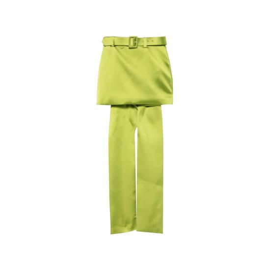 26FW 셀프 포트레이트 숏 스커트 AW26 008SK GREEN