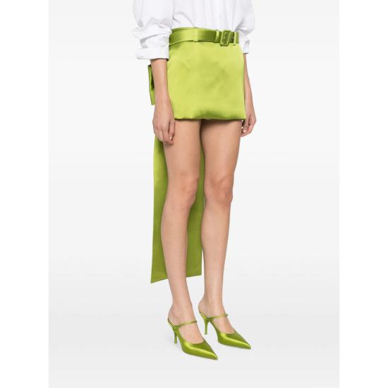 26FW 셀프 포트레이트 숏 스커트 AW26 008SK GREEN - SELF PORTRAIT