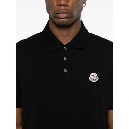 26FW 몽클레어 폴로 티셔츠 84556 8A000 11 999 BLACK - MONCLER