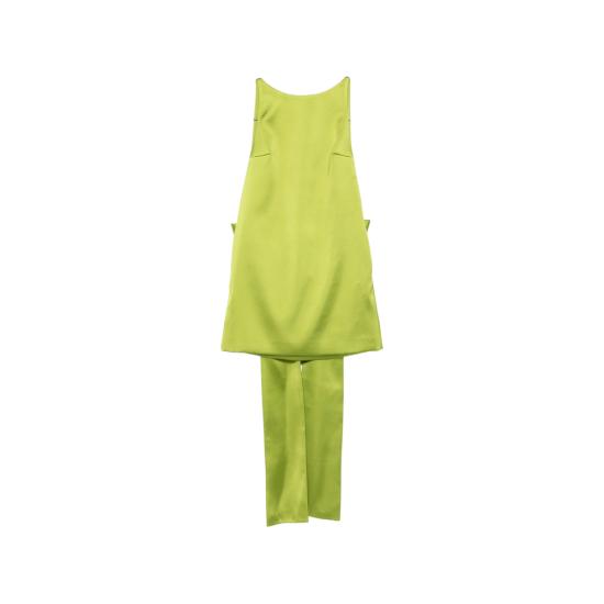 26FW 셀프 포트레이트 원피스 AW26 008S G GREEN