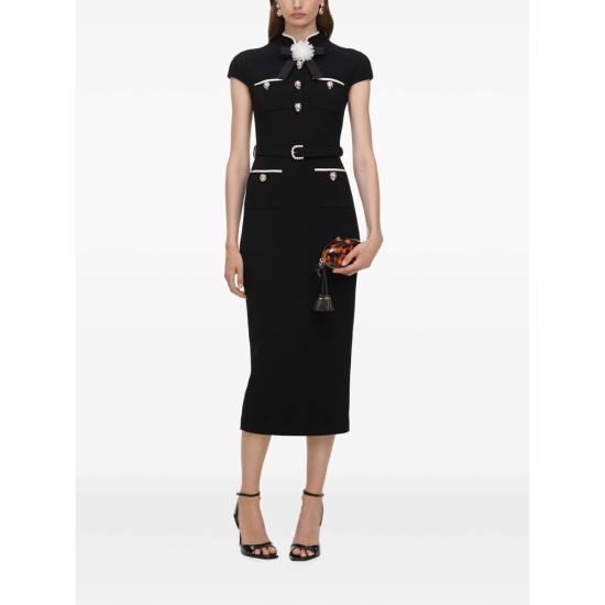 26FW 셀프 포트레이트 원피스 AW26 074MB B BLACK