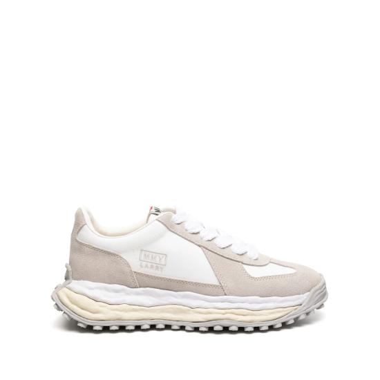 26FW 메종 미하라 야스히로 래리 OG솔 믹스 메테리얼 로우탑 스니커즈 A14FW703 WHITE