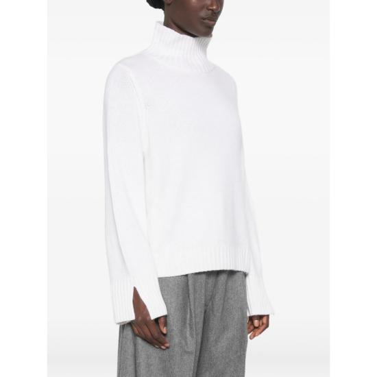 26FW 얼루드 터틀넥 265 11185 0040 WHITE - ALLUDE
