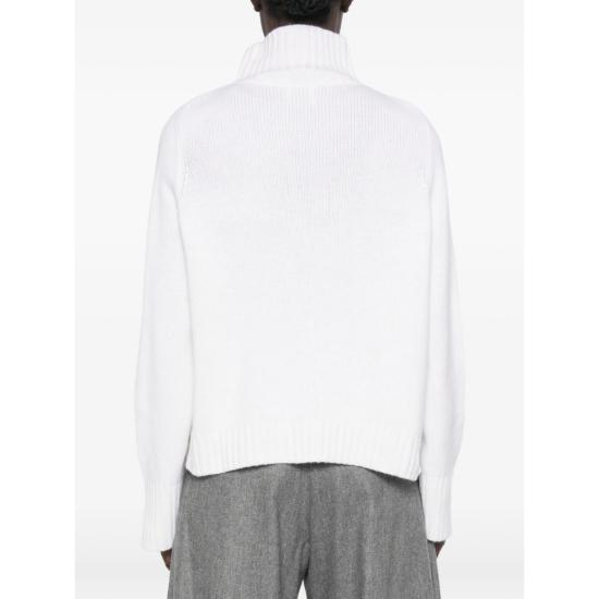 26FW 얼루드 터틀넥 265 11185 0040 WHITE - ALLUDE