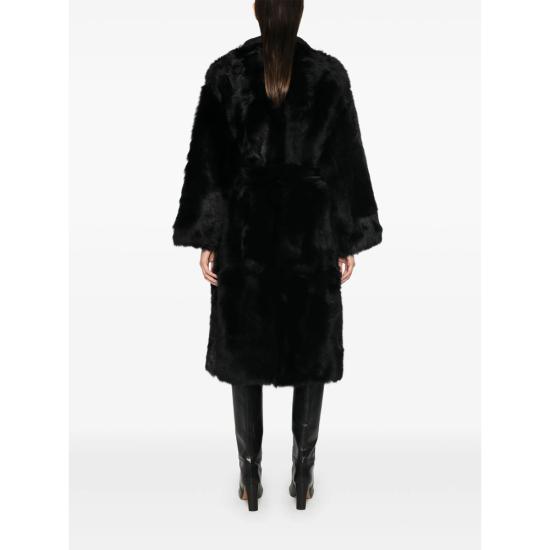 26FW 이브살로몬 코트 27WYM62415TOSX C99R BLACK - YVES SALOMON