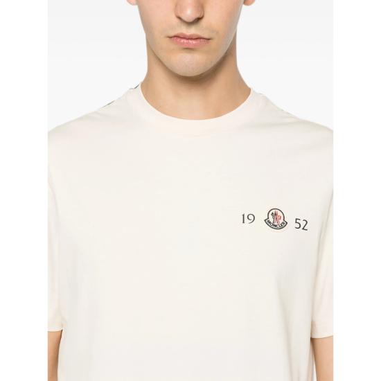 26FW 몽클레어 반팔 티셔츠 8790F 8C000 52 034 NEUTRALS - MONCLER
