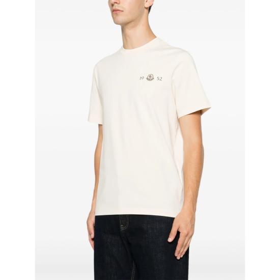 26FW 몽클레어 반팔 티셔츠 8790F 8C000 52 034 NEUTRALS - MONCLER