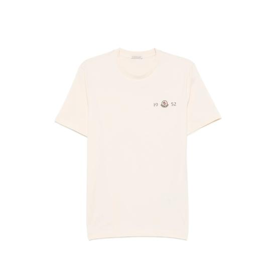 26FW 몽클레어 반팔 티셔츠 8790F 8C000 52 034 NEUTRALS