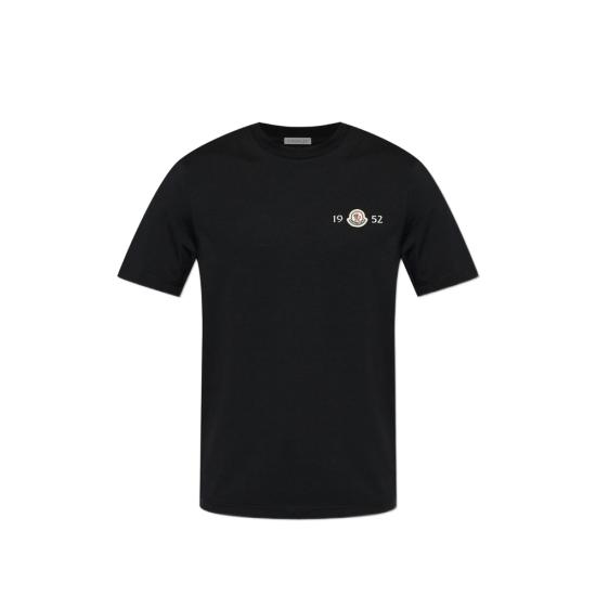 26FW 몽클레어 반팔 티셔츠 8790F 8C000 52 999 BLACK
