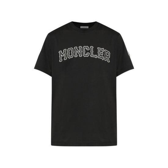 26FW 몽클레어 반팔 티셔츠 89B8U 8C000 18 999 BLACK