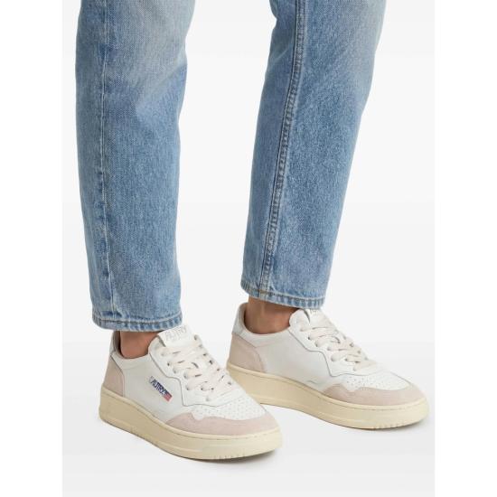 26FW 오트리 메달리스트 로우 레더 스니커즈 AULW LS74 WHITE NEUTRALS - AUTRY