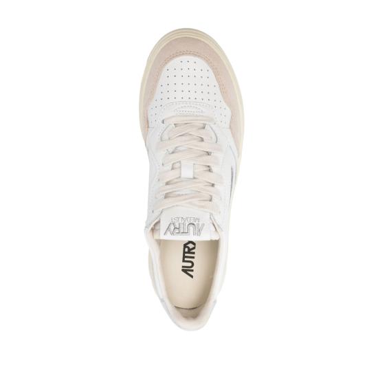 26FW 오트리 메달리스트 로우 레더 스니커즈 AULW LS74 WHITE NEUTRALS - AUTRY
