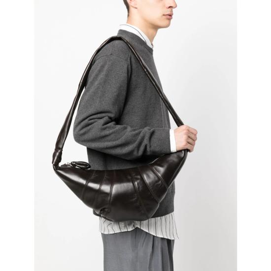 26FW 르메르 미디엄 크루아상 크로스백 BG0001 LL095 BR490 BROWN - LEMAIRE