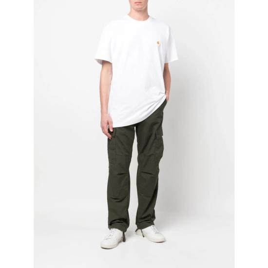 26FW 칼하트 숏슬리브 체이스 티셔츠 I026391 00RXX WHITE - CARHARTT