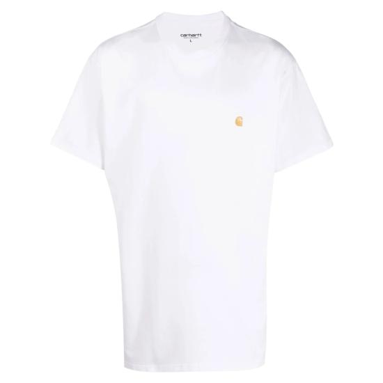 26FW 칼하트 숏슬리브 체이스 티셔츠 I026391 00RXX WHITE
