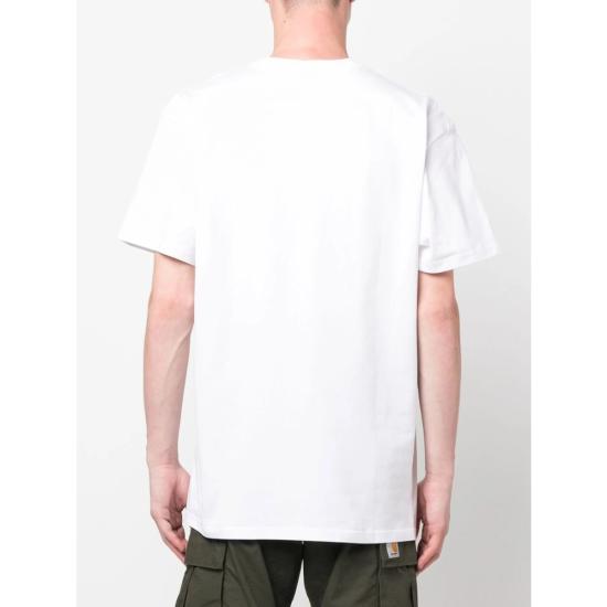 26FW 칼하트 숏슬리브 체이스 티셔츠 I026391 00RXX WHITE - CARHARTT
