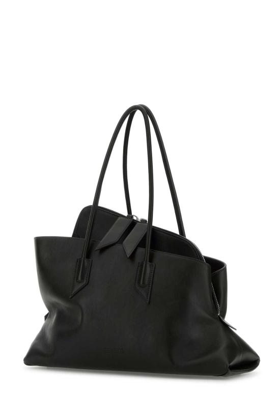 26FW 디 아티코 라 파세지아타 미디엄 탑 핸들 백 250WAH00054LBT019AA 100 Black - THE ATTICO