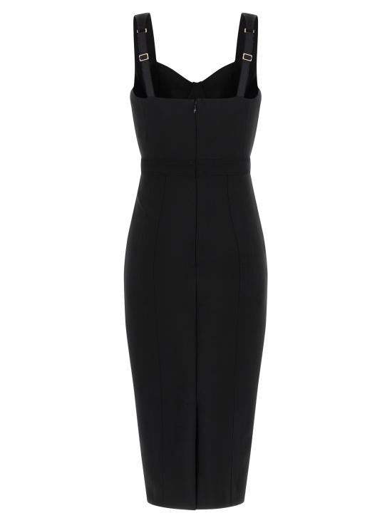 26FW 엘리자베타프랜치 미디 원피스 AB98566E2110 Black - ELISABETTA FRANCHI