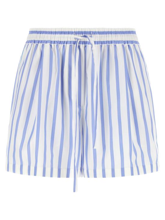 26SS 돌체앤가바나 스트라이프 포플린 쇼츠 FTDJHTFR52WS8051 Light Blue
