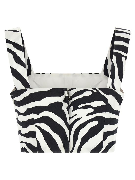 26SS 돌체앤가바나 이브닝 티셔츠 F74L3TFSFJ2HWAGN White Black - DOLCE & GABBANA