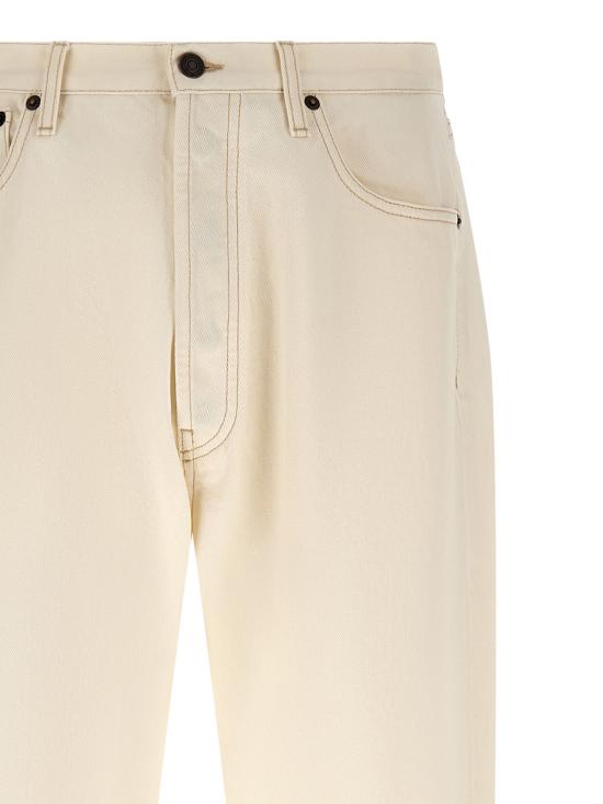 26FW 프라다 스트레이트 팬츠 GEP452SOOO1954F01CD White - PRADA