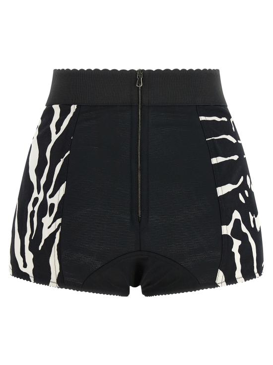 26SS 돌체앤가바나 숏팬츠 FTAG1TFSFJ2HWAGN White Black - DOLCE & GABBANA