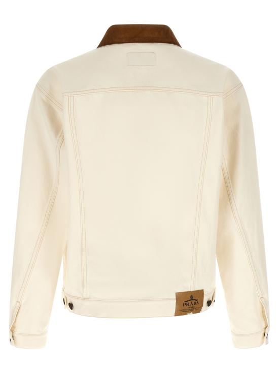 26FW 프라다 자켓 GEB320SOOO1954F01CD White - PRADA