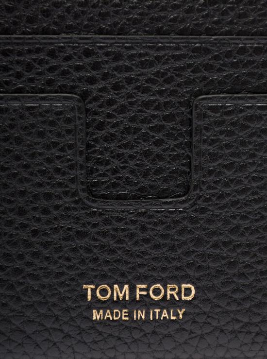 26FW 톰포드 그레인 레더 클래식 카드 홀더 Y0232LCL158GNAA Black - TOMFORD