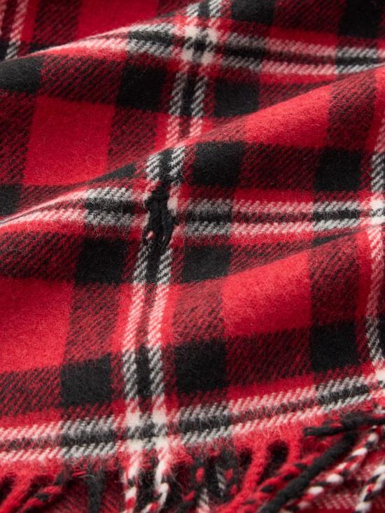 26FW 폴로 랄프로렌 클래식 플래드 스카프 449959354 017 ROSSO - POLO RALPH LAUREN