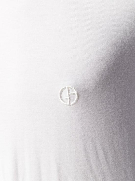 26FW 조르지오 아르마니 반팔 티셔츠 3GST52SJP4ZU090 White - GIORGIO ARMANI
