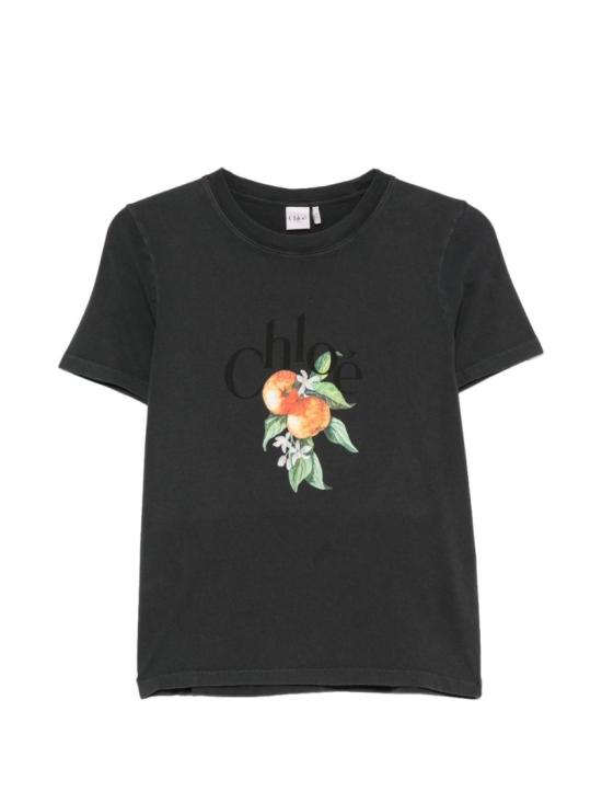 26FW 끌로에 반팔 티셔츠 CH26AJH08988070 Black