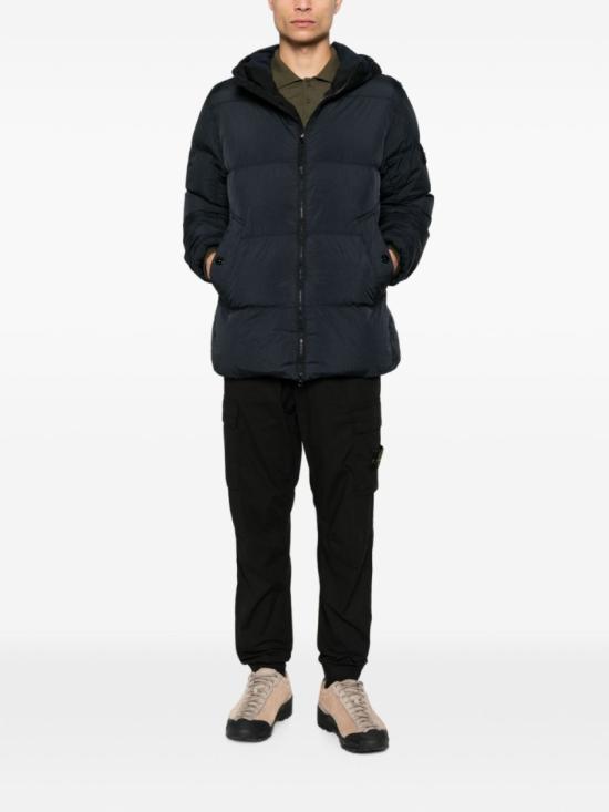 26FW 스톤 아일랜드 크링클 렙스 NY 패딩 재킷 L2S154100037S0A23V0020 Black - STONE ISLAND