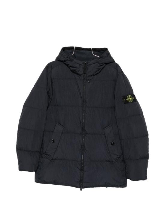 26FW 스톤 아일랜드 크링클 렙스 NY 패딩 재킷 L2S154100037S0A23V0020 Black